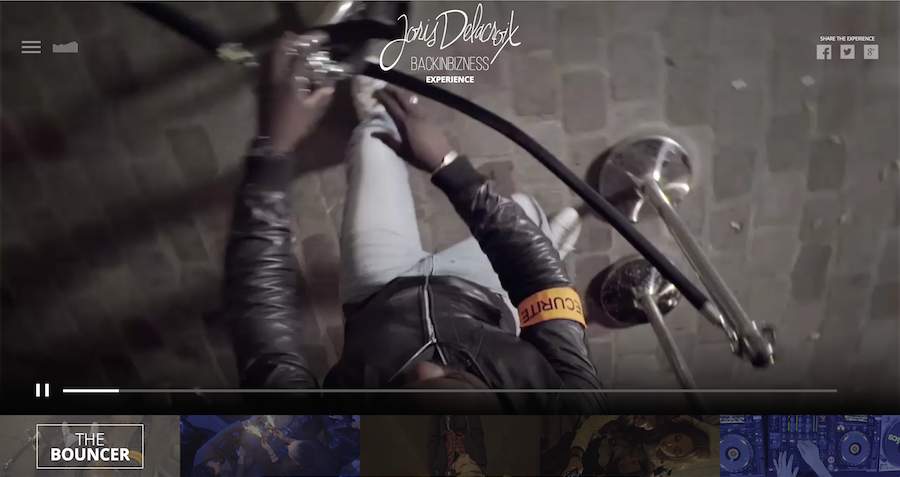 Joris Delacroix BACKINBIZNESS clip interactif 5