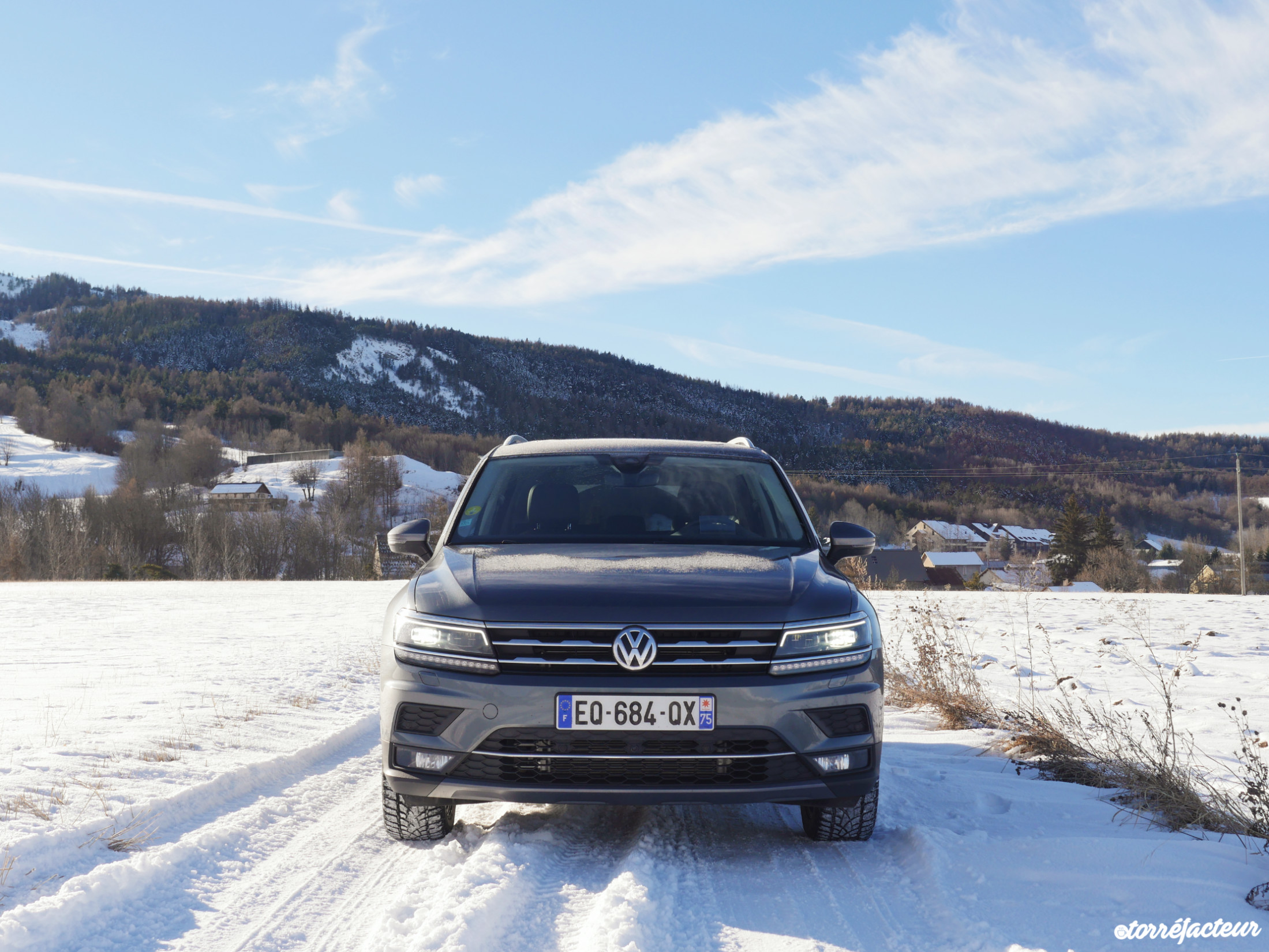 Sur les routes enneigées avec le passepartout Tiguan Allspace de Volkswagen