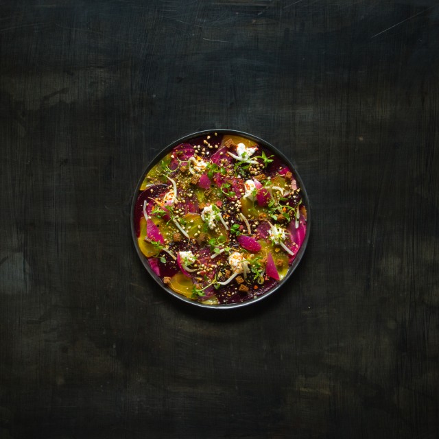 Salade de betteraves multicolores