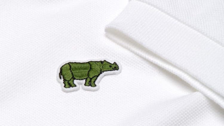 lacoste endangered species polos